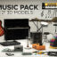 دانلود مجموعه سه بعدی آلات موسیقی Music Pack for Cinema 4D