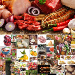 دانلود مجموعه عکس با کیفیت غذا،گوشت،سبزیجات، میوه و ماهی