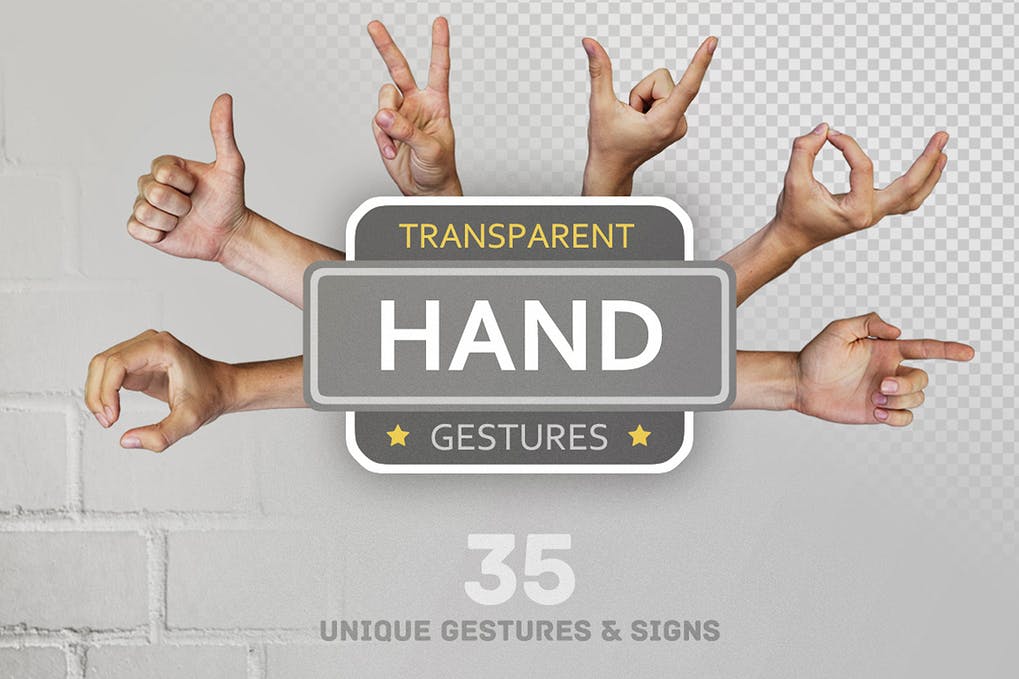 دانلود نشانه ها و ژست های دست Hand Signs & Gestures