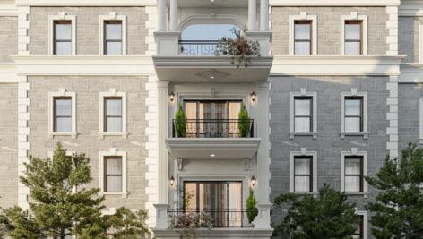 دانلود مدل نمای بیرونی آپارتمان سه بعدی 3D Aparteman Exterior Model