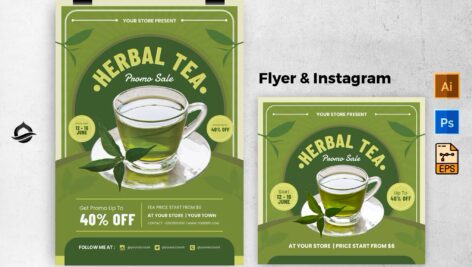 تراکت چای گیاهی Herbal Tea Promo