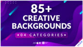 دانلود 85 بگراند افترافکت 85Creative Backgrounds+