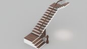 دانلود پله سه بعدی Stairs 3D Model