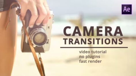 پروژه افترافکت ترانزیشن دوربین Camera Transitions for After Effects