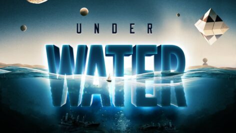 دانلود افکت لوگوی متن زیر آب Underwater Text Logo Effect