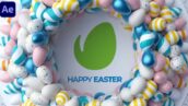 پروژه افترافکت لوگوی روز عید پاک Easter Day Logo After Effect