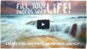 پروژه افترافکت متحرک سازی تصاویر با افکت چرخشی Living Stills Looping Photo Animator