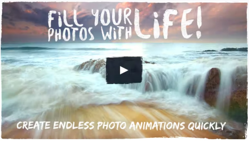پروژه افترافکت متحرک سازی تصاویر با افکت چرخشی Living Stills Looping Photo Animator 
