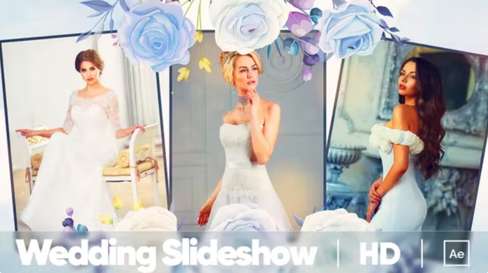 پروژه افترافکت اسلایدشو عروسی Wedding Slideshow 