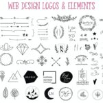 دانلود مجموعه عناصر و لوگوهای طراحی وب Web Design Elements & Logos