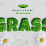 دانلود اکشن چمن فتوشاپ Grass Photoshop Action