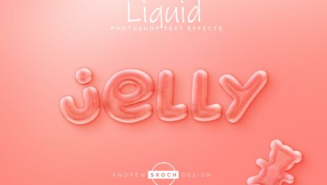 دانلود جلوه های متنی مایع رنگی Liquid Tasty Text Effects