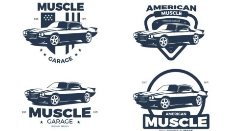 لوگوهای ماشین آمریکایی American Muscle Cars