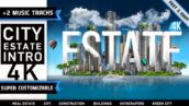 پروژه افرتافکت لوگوی معرفی املاک شهر City Estate Intro Logo