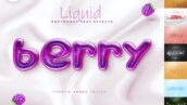 دانلود جلوه های متنی مایع رنگی Liquid Tasty Text Effects