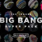 دانلود مجموعه تصاویر گرافیکی انتزاعی بیگ بنک Big Bang Super Pack