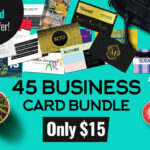 دانلود مجموعه 45 کارت ویزیت مدرن 45Business Card Bundle