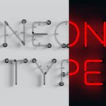 دانلود طرح زیبا و جذاب حروف نئون Neon Type