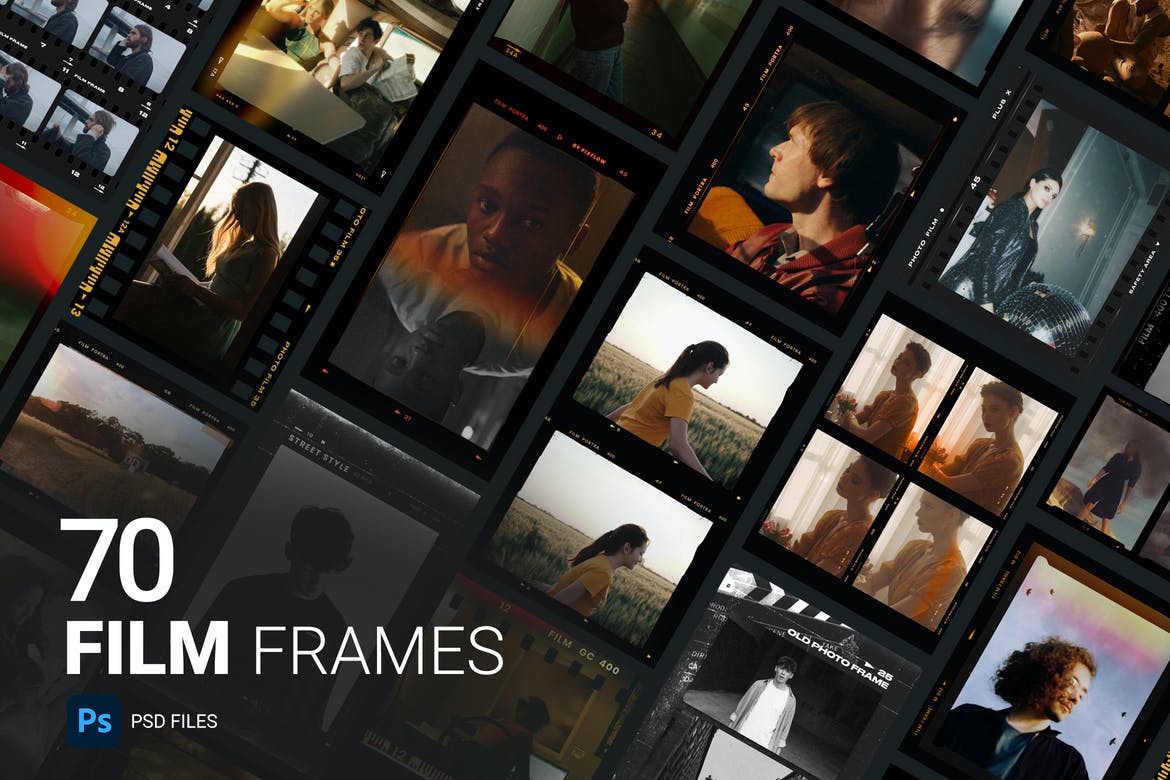 دانلود تکسچر قاب های فیلم Film Frames