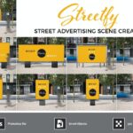 دانلود صحنه تبلیغات خیابانی Street Advertising Scene Creator
