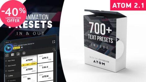 دانلود پک کامل المان و ترانزیشن های افترافکت و پریمیر AtomX Packs Collection 2022