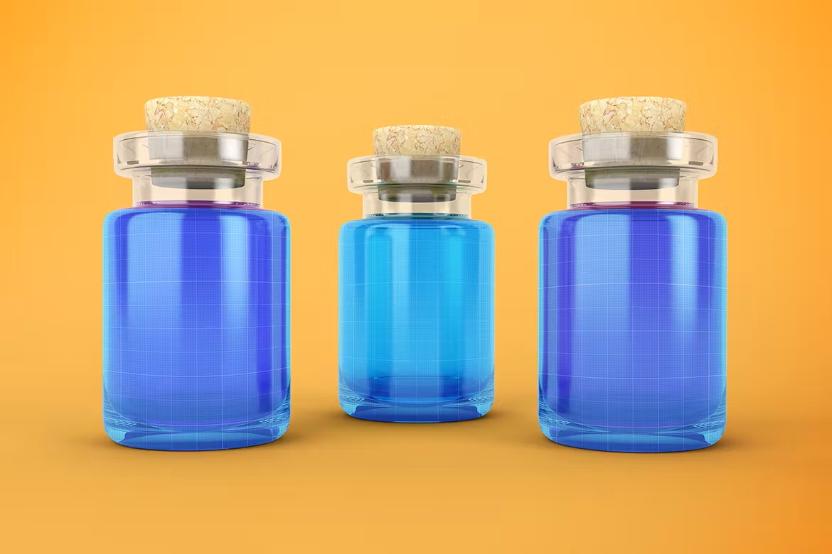 موکاپ بطری چوب پنبه Cork Bottle