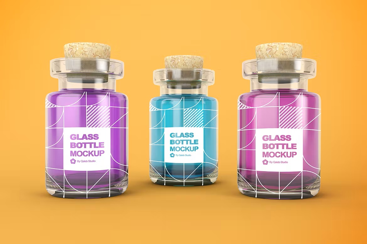 موکاپ بطری چوب پنبه Cork Bottle