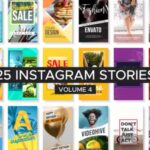 پروژه افترافکت مجموعه استوری های اینستاگرام Instagram Stories Vol. 4