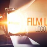 پروژه افترافکت نمایش لوگو با نورپردازی صحنه Film Light Logo Reveal