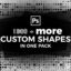 دانلود بیش از 1000 شیپ فتوشاپ Custom Shapes For Photoshop