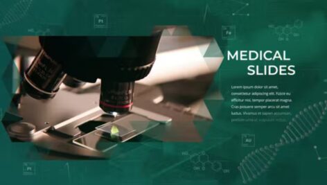 پروژه افترافکت زیست شناسی پزشکی Medical Biology Opener