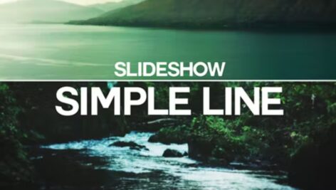 پروژه افترافکت نمایش اسلاید ساده Simple Slideshow
