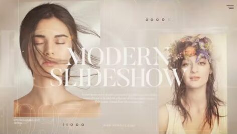 پروژه افترافکت نمایش اسلایدشو مدرن Modern Slideshow