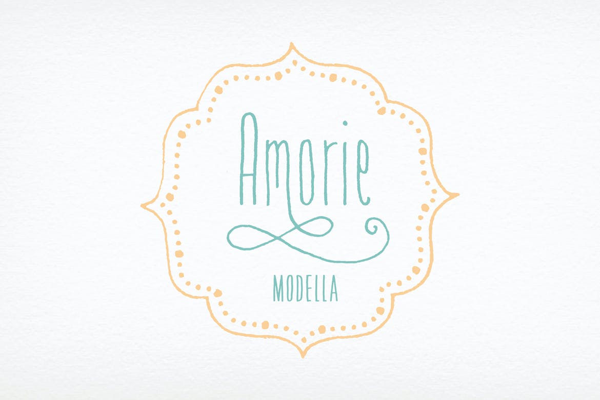 دانلود فونت گرافیکی Amorie Modella Font Family