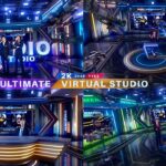 پروژه افترافکت استودیو مجازی اخبار تلویزیونی Ultimate Virtual Studio After Effcet