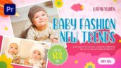 پروژه پریمیر فروشگاه لباس و تبلیغات مد کودکان Baby Shop & Kids Fashion Promo