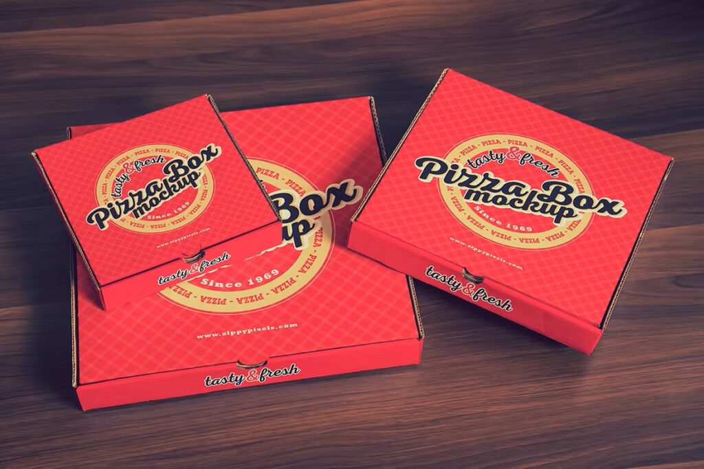 موکاپ های پیتزا Pizza Mockups