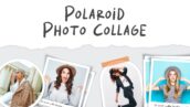 قالب کلاژ عکس های پولاروید Polaroid Photo Collage