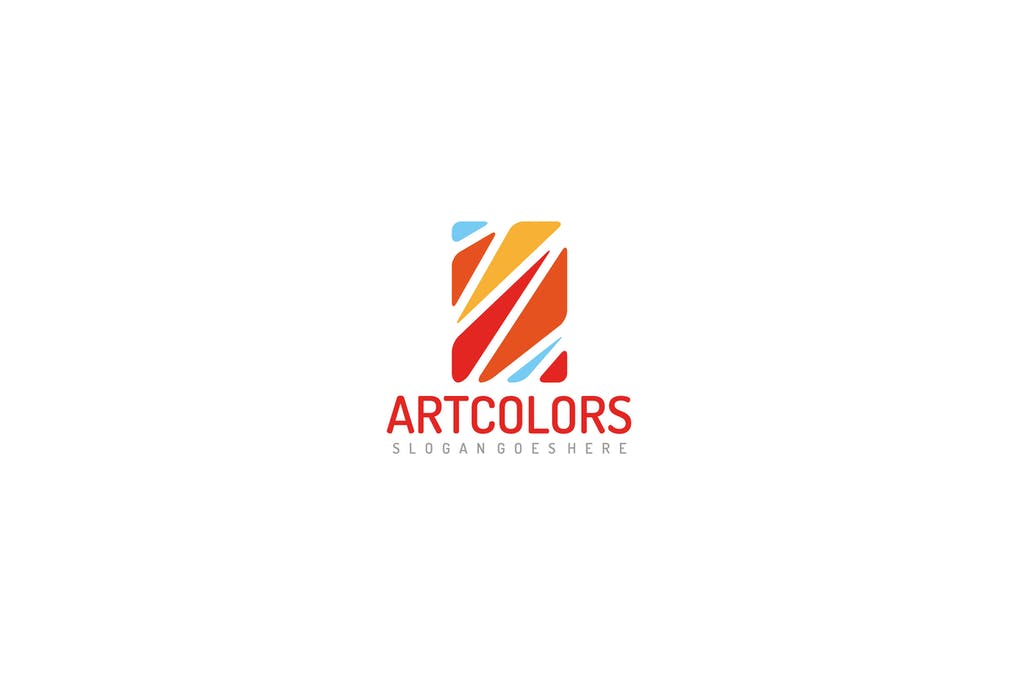 دانلود لوگوی موزاییک رنگارنگ Colorful Mosaic Logo