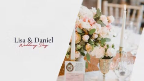 پروژه افترافکت اسلایدشو دعوت عروسی Wedding Invitation Slideshow