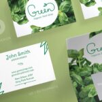 کارت ویزیت غذای ارگانیک Organic Food Business Card