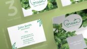 کارت ویزیت غذای ارگانیک Organic Food Business Card