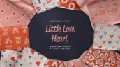 دانلود مجموعه پترن قلب عشق کوچک Little Love Heart