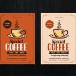 بروشور مخصوص قهوه Special Coffee Flyer
