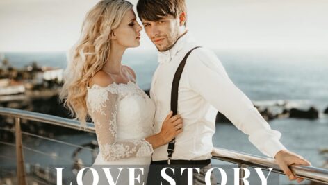۱۲ لایت روم موبایل داستان عشق Love Story Mobile Lightroom