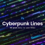 دانلود خطوط تزئینی Cyberpunk