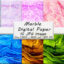 دانلود 10 بگراند رنگی ماربل Marble Digital Paper