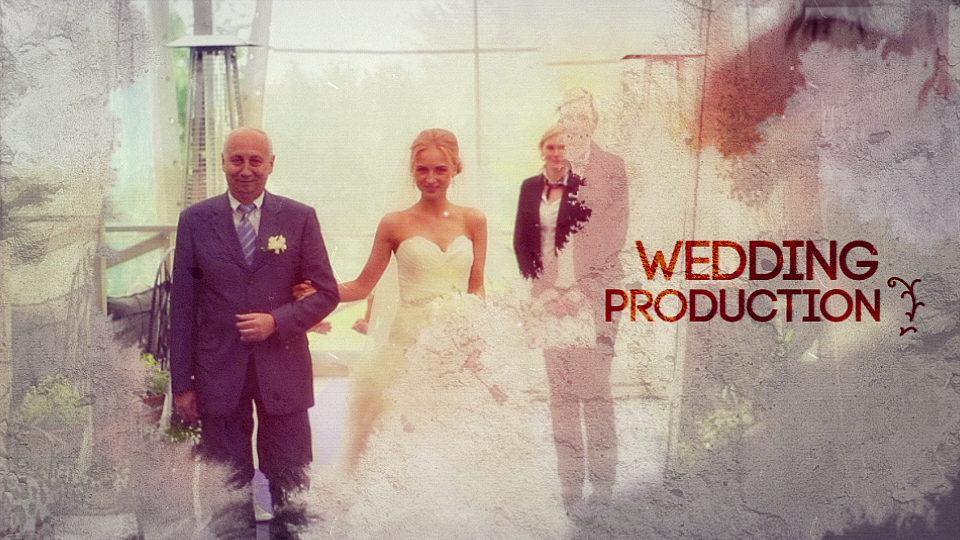 پروژه افترافکت اسلاید فیلم عروسی Wedding Production Slide After Effects