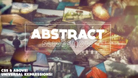 پروژه افترافکت اسلایدشو Abstract Slideshow