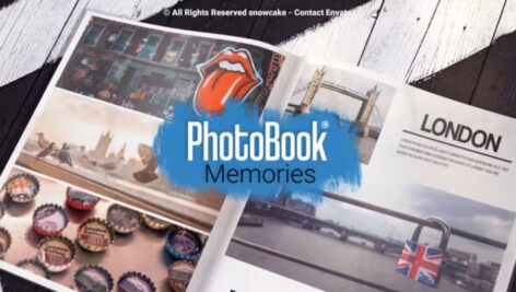 پروژه افترافکت آلبوم خاطرات PhotoBook Memories